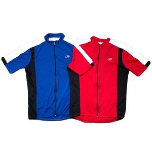 🔥Bundle🔥 Lot 2 Performance Bicycle Cycling Jerseys Shirts Mens Size XL
